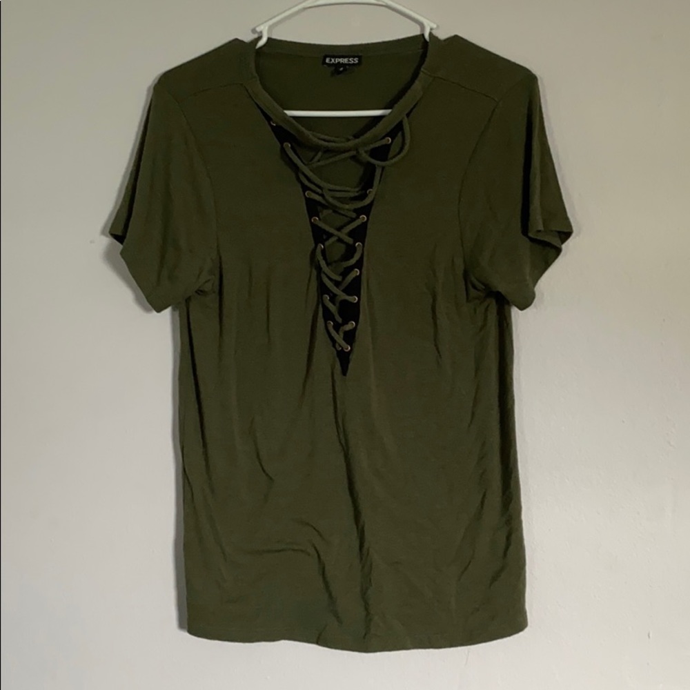 Olive green shirt